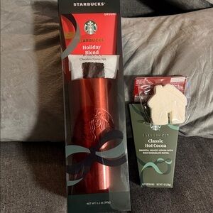 Starbucks Holiday Blend Gift Set with Red Tumbler